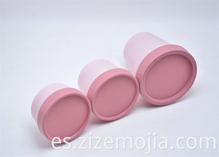 Tarros impresos cosméticos personalizados de crema facial de color